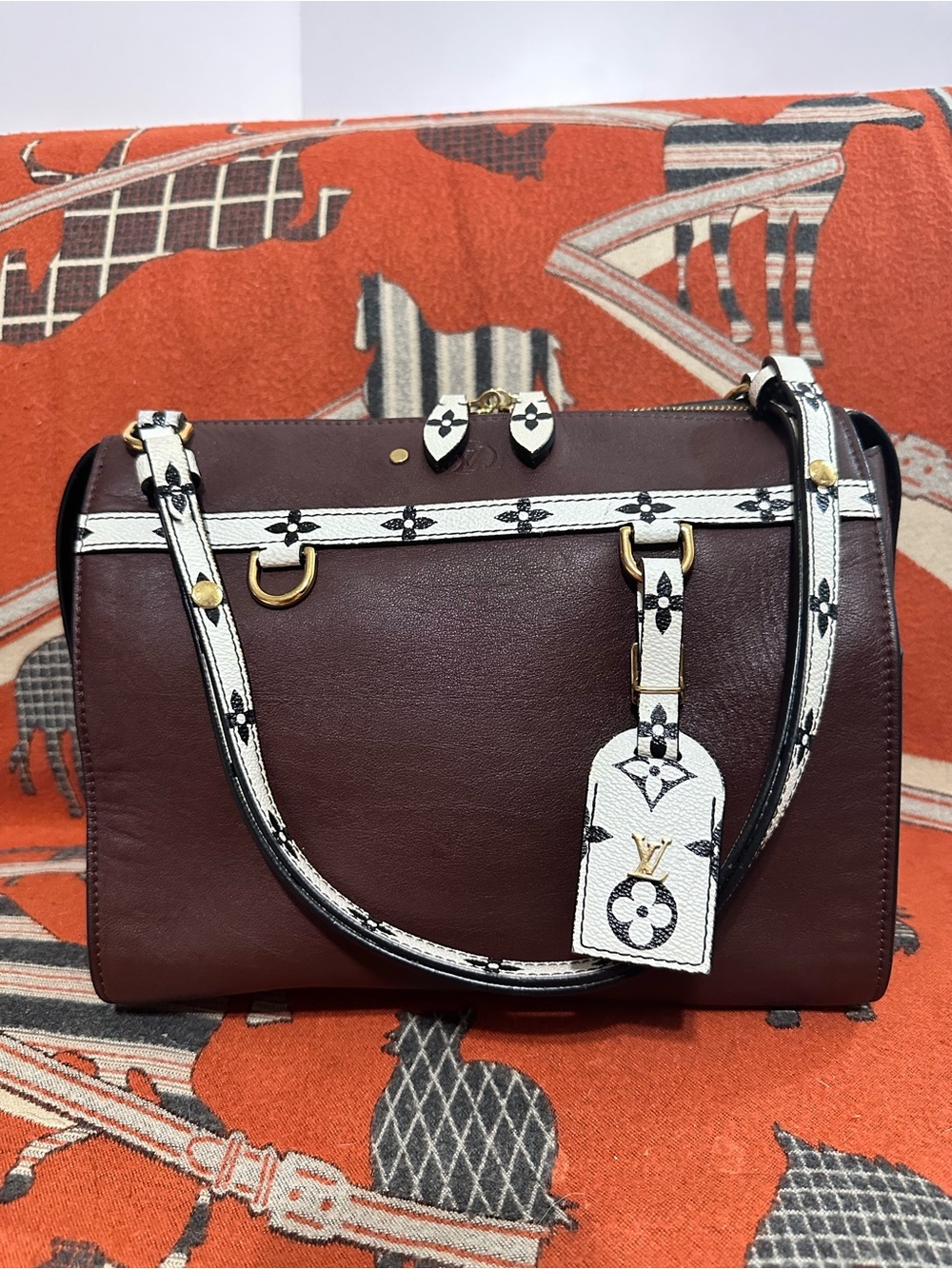 Louis Vuitton ❤️🌟FO0146 Speedy Amazon MM Chocolate Calfskin 2016 Collection ⭐️